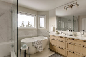 Hawkwood Calgary Full Renovation Bathroom Interior Design