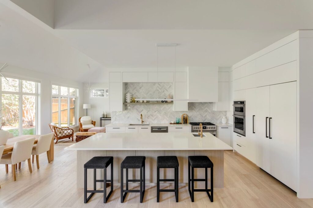 Custom kitchen layouts designed for flow and function